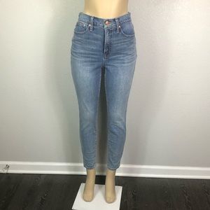 J. Crew High Waisted Curvy Toothpick Jeans